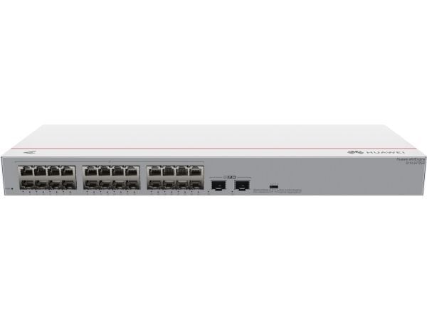 Huawei eKitEngine S110-24T2SR - Switch - 2 x Gigabit SFP + 24 x 10/100/1000 - stasjonær, rackmonterbar, veggmonterbar