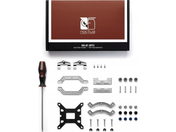 Noctua NM-M1-MP83, Monteringssats, Svart, Brun, Silver, LGA 1150 (uttag H3), LGA 1151 (uttag H4), LGA 1155 (Socket H2), LGA 1156 (Socket H), LGA 12...
