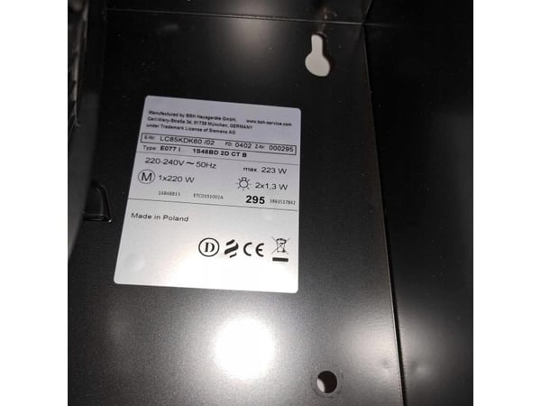 Siemens iQ100 LC85KDK60 Vegghengt hette