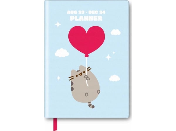 Pusheen - Kalenteri / viikkosuunnitelma 2023/2024 (11,3 x 16,2 cm)