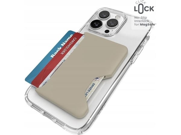 Speck ClickLock Wallet, Lommebok, Beige, Polykarbonat (PC), Apple, 1 stykker