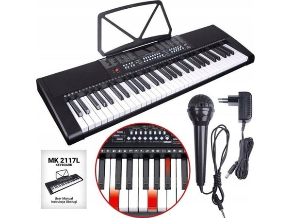 MK 2117L KEYBOARD - LED orgeltaster for barn