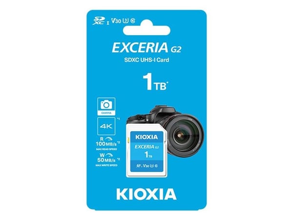 Kioxia LNEX2L001TG4, 1 TB, SDXC, Klasse 10, UHS-I, 100 MB/s, 50 MB/s