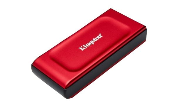 Kingston XS1000 - SSD - 1 TB - ekstern (bærbar) - USB 3.2 Gen 2 (USB-C kontakt) - rød