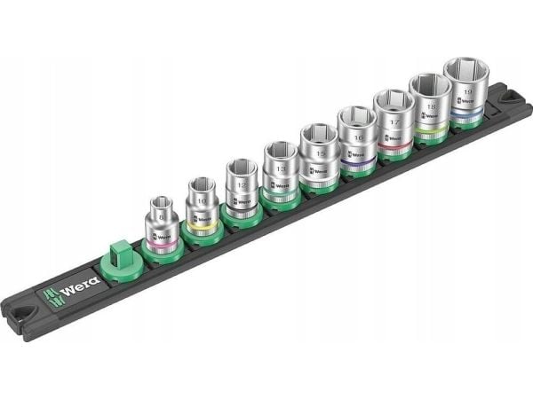Wera B 4 Cyclops Top -avainsarja Tuuma 3/8 9 kpl 05005430001