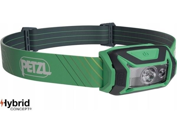 Petzl TIKKA CORE, Hodebåndslommelykt, Grønn, IPX4, 2 lm, 450 lm, 5 m