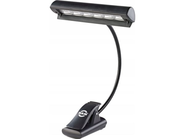 König & Meyer 12248-000-55, Svart, Plast, LED, 3 m, Batteri, 110 - 240 V