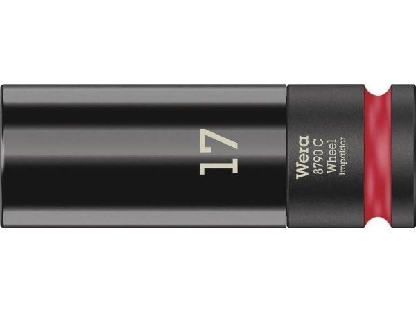 Wera 8790 C, Kraftpipe, Svart, 1 hoder, 1/2", Metrisk, 17 mm
