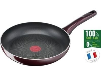 Tefal Resist Intense D52202, Rund, All-bruk panne, Svart, Rød, Titan, 175 °C, Aluminium