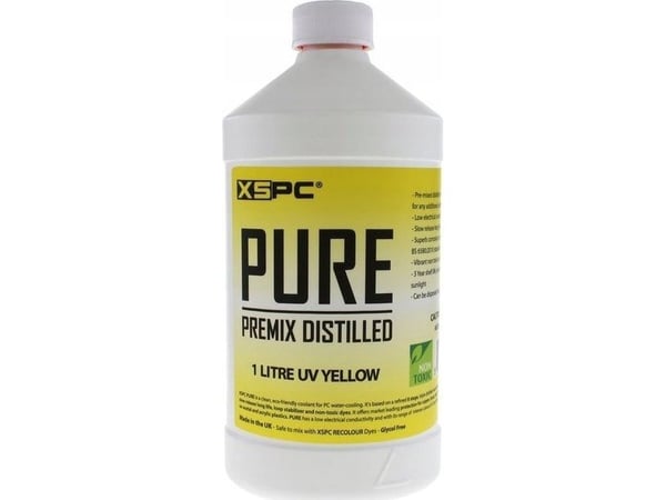 XSPC Pure Coolant 1 liter gul UV