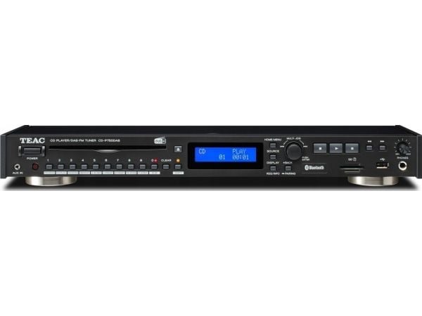 TEAC CD-P750DAB-B, 3,6 kg, Svart, CD-opptaker