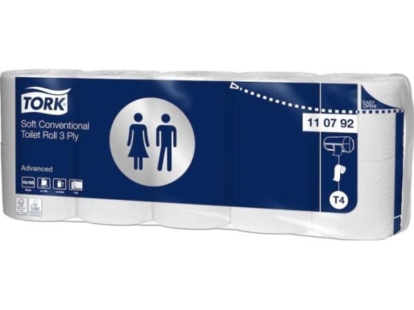 Tork toalettpapper i rulle konventionellt 3-lagers - Advanced