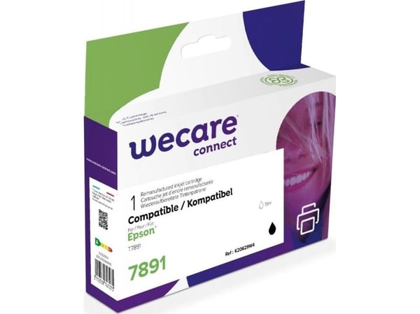 Wecare - 73 ml - svart - kompatibel - blekkpatron (alternativ for: Epson T7891) - for Epson WorkForce Pro WF-5110DW, WF-5190DW, WF-5620DWF, WF-5690DWF