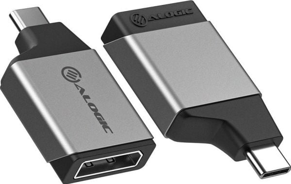 ALOGIC ULCDPMN-SGR, USB Type-C, DisplayPort-lähtö, 3840 x 2160 pikseliä
