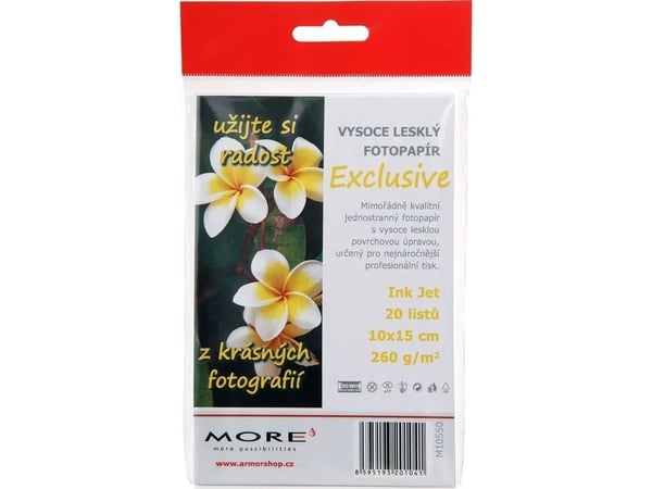 Armor M10550, Glans, 260 g/m², 10 x 15 cm, 20 ark