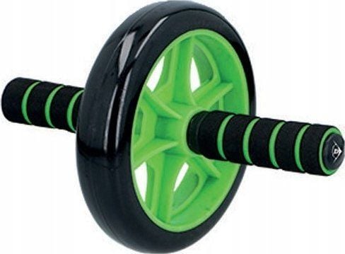 Dunlop enhjuls treningsrulle for mage-/bukmuskler (grønn)