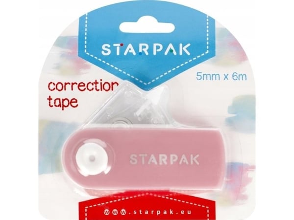 Starpak korrekturlakk 5 mm x 6 m pastell rosa 12/432