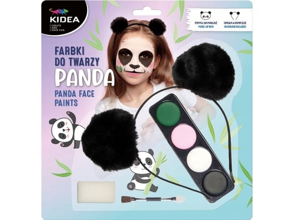 Derform ansiktsmaling 4 farger: AKC PANDA KIDEA B/C