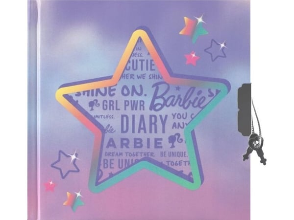 Starpak dagbok/hemmelig minnebok 135x135 Barbie 1 stk (PBH 12/96)