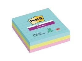 Post-It 675-3SSMIA, firkant, Blå, Rosa, Gult, Papir, Supernova Neons, USA