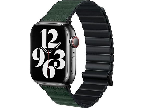 Beline Strap Apple Watch Magnetic Pro 38/40/41mm musta/vihreä musta/vihreä laatikko