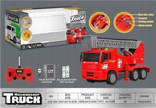 Ciu ciubabka Straz R/C lader lys lyd lager vann Y300238