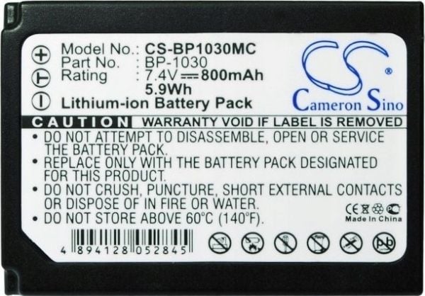 Cameron Sino batteri til Samsung (BP-1030 / ED-BP1030 / CS-BP1030MC)