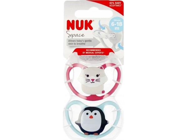 NUK smokker USP 2EL 6-18 silikon R/N 10736366 6