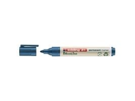 edding EcoLine 21 - Markør - permanent - for glass, metall, plast - blå - 1.5-3 mm