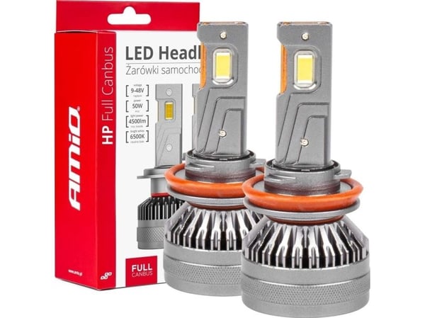 Led autolamput hp full canbus h8 h9 h11 amio-03677 amio-03677