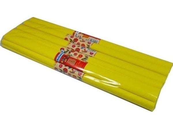 SCHEMAT papper/servetter, veckade, 10 st färg 03 - citrongul