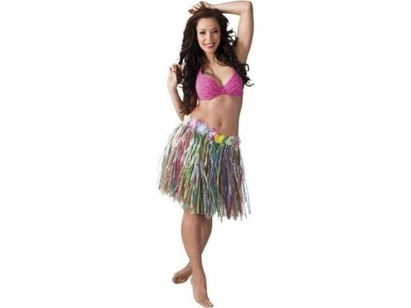 Boland 52403, Fancy skjørt, Voksen, Hunkjønn, Hawaii, Flerfarget, Polyester, Polypropylen (PP)