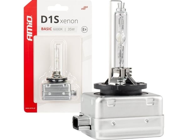 Xenon hehkulamppu xenon d1s 35w 6000k basic blisteri amio-03864
