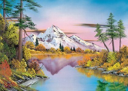 Schmidt Spiele PQ Puzzle 1000 el BIR ROSS Odbicie m tafli wody