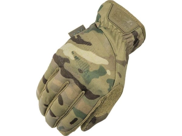 Mechanix Wear FastFit® Multicam® hansker str. M rød mansjett, 0,6 mm kunstlær, TrekDry®, touch