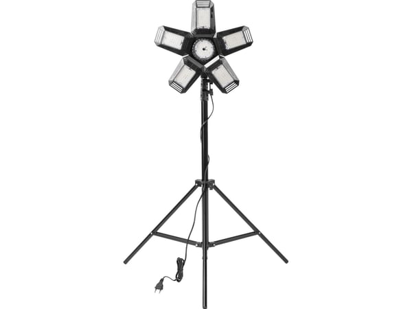 Orno RIGEL LED arbetsljus set: hopfällbar 5-delad 55W + stativ + adapter