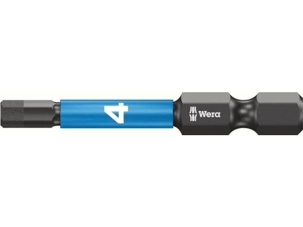 Wera 840/4 IMP DC Hex-Plus DIY, 1 stykker, Hex (metrisk), 4 mm, 50 mm, 50 mm, 17 mm