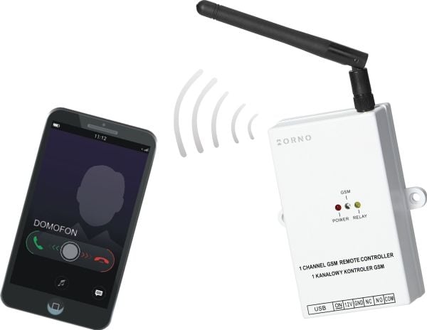 Orno GSM-ohjain porttiohjaukseen, jossa on USB-tulo, 4G