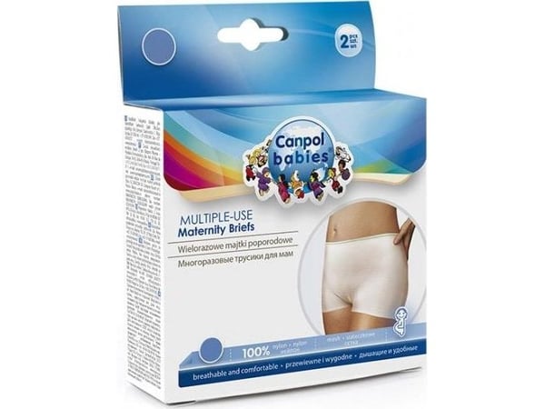 Canpol gjenbrukbar mesh postpartum truse XL 2 stk.