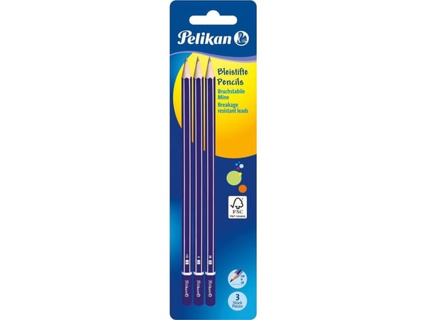 Pelikan 807418, Multi, Violetti, Kahdeksankulmainen, Koulu, Kupla, 3 kpl