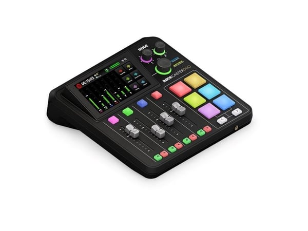 Rode RodeCaster Duo + Rode NTH-100 hörlurar