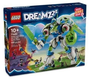 LEGO DREAMZzz 71485 Knight Battle Mech byggesett, Mateo og Z-Blob 1333 stk., 10+