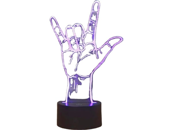 ATL ZD98I nattlampe bukt/rekke 3D LED