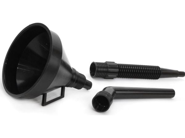 AMiO fleksibel helletut svart universal med sil 3 deler for drivstoff, væske og vann 13 cm amio-02006