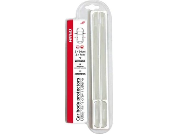 AMiO støt-/beskyttelseslister til speil og dører transparente - 2x30 cm + 2x7 cm amio-02502