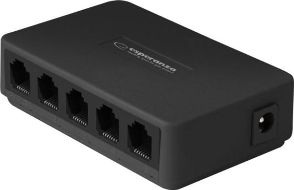 Esperanza 5-port Ethernet-svitsj 10/100 FLUX