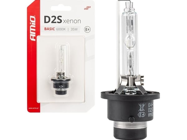 AMiO xenonpære D2S 6000K basic blister (AMIO-03861)