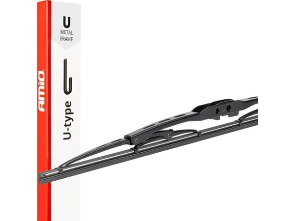 AMiO bilspylebørste skjelett metall u-type universell 11" 280 mm 28 cm amio-04001