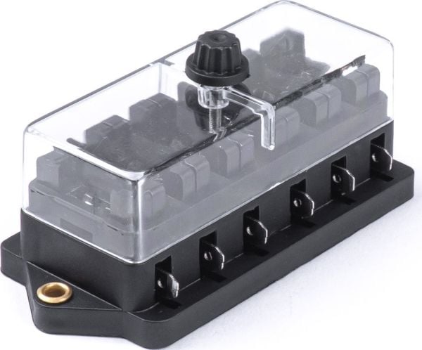AMiO keramisk sikringsboks med 6 uttak amio-3041