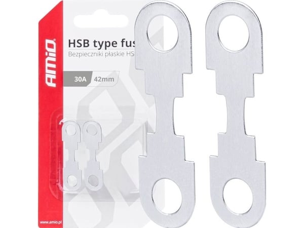 AMiO Flat bånd sikringer 2 stk hsb 42mm 60a amio-03500